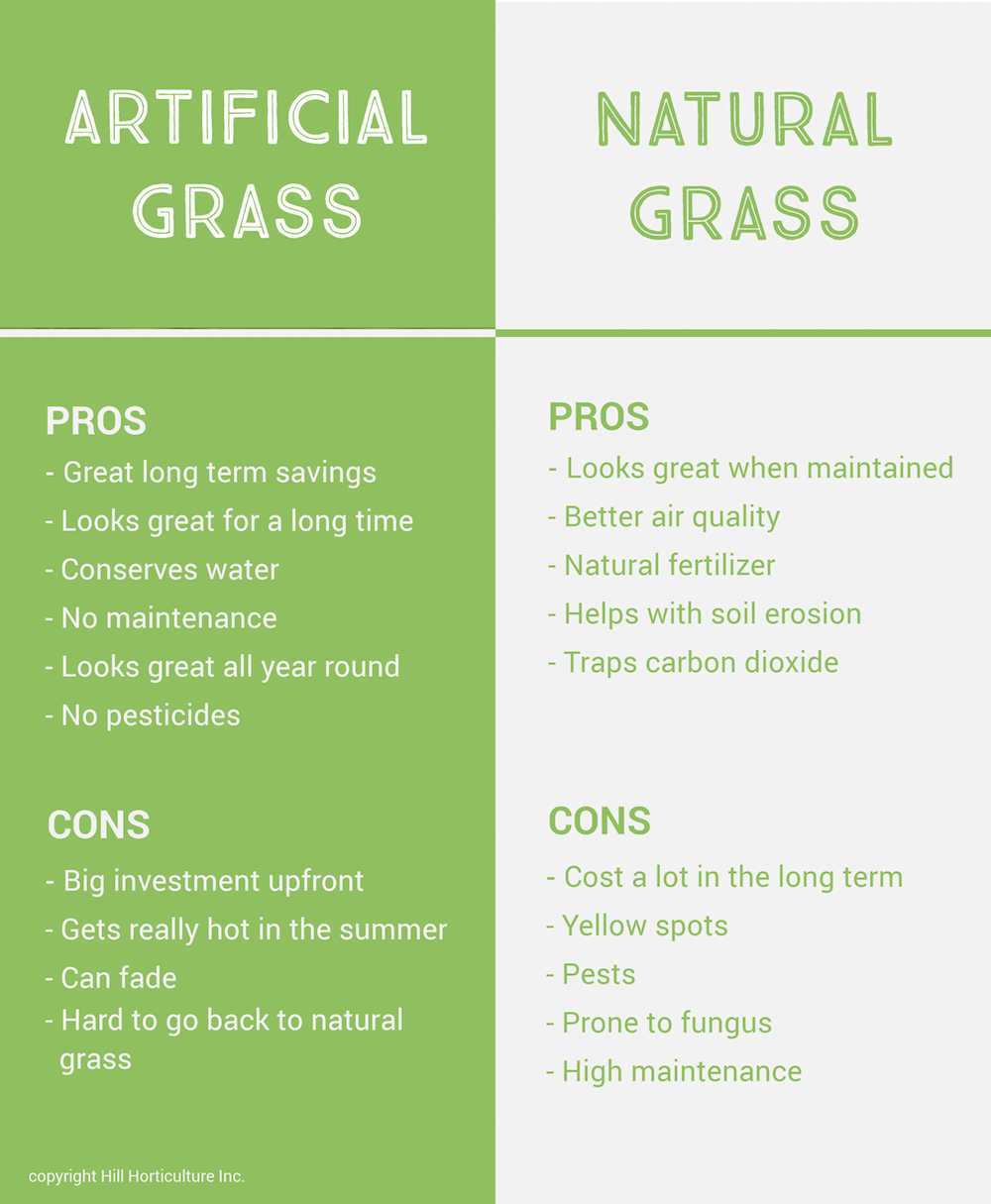 Artificial Grass Vs Natural Grass Comparison Hill Horticulture